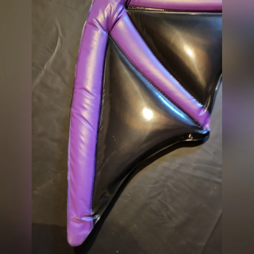 Purple and Black Bat Wings